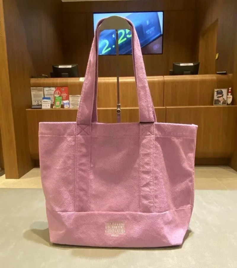 韓國MARITHE MFG45UBG204 單肩帆布袋 - 粉色