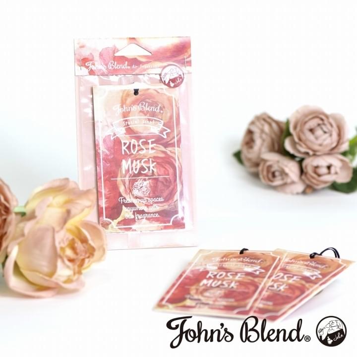 日本John's Blend 吊掛式香氛片 Rose Musk（Limited Item）