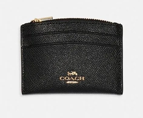 Coach Mini Skinny Id Case迷你拉鏈零錢/卡包